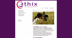Desktop Screenshot of ethix.it