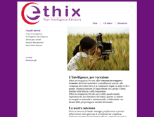 Tablet Screenshot of ethix.it